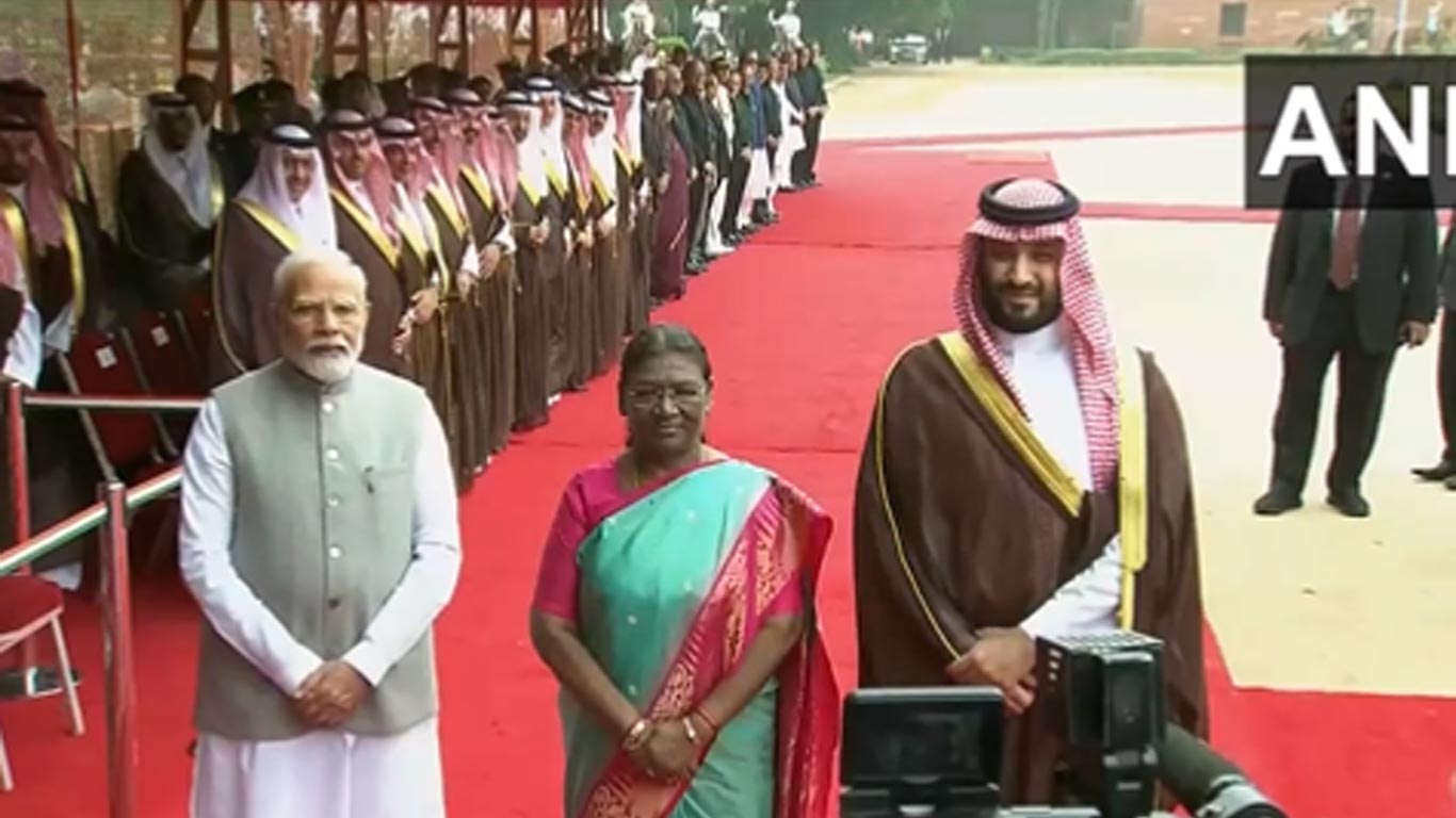 ஜனாதிபதி முர்மு, பிரதமர் மோடியுடன் சவுதி அரேபிய இளவரசர் சந்திப்பு