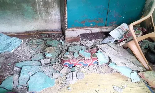 விழுப்புரம் அருகே தொகுப்பு வீட்டின் மேற்கூரை இடிந்து விழுந்து தொழிலாளி சாவு விழுப்புரம் அருகே தொகுப்பு வீட்டின் மேற்கூரை இடிந்து விழுந்து தொழிலாளி சாவு