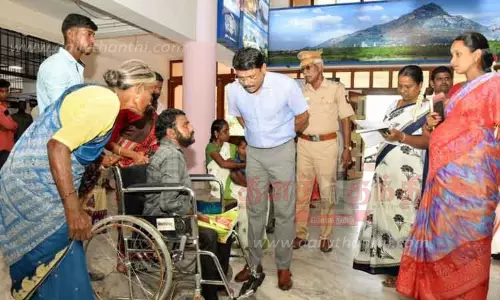 மக்கள் குறைதீர்வு நாள் கூட்டம் மக்கள் குறைதீர்வு நாள் கூட்டம்