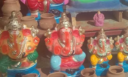 ரசாயன சாயத்தை விநாயகர் சிலைகளுக்கு பூசக்கூடாது