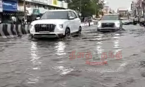 நாமக்கல்லில் கொட்டித்தீர்த்த கனமழை