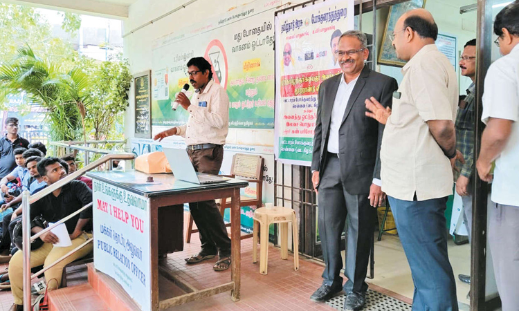 கலைஞர் நூற்றாண்டு விழாவையொட்டி இலவச கண் மற்றும் பொது மருத்துவ முகாம்