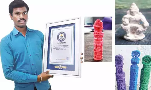 நுண்கலையில் கின்னஸ் வென்றவர்..! நுண்கலையில் கின்னஸ் வென்றவர்..!