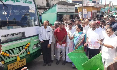 புதிய வழித்தடங்களில் பஸ் போக்குவரத்து