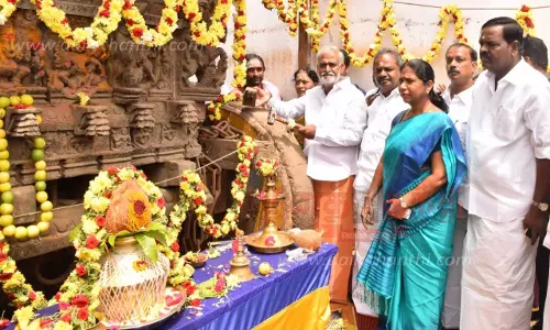 தர்மபுரி மல்லிகார்ஜூனேஸ்வரர், பரவாசுதேவ சாமி கோவில்களில்ரூ.1.55 கோடியில் திருப்பணிகள் மேற்கொள்ள நடவடிக்கைஅமைச்சர் சேகர்பாபு பேட்டி