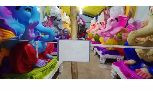 10 அடிகளுக்கு மேல் விநாயகர் சிலைகள் விற்பனை செய்த இடத்திற்கு சீல்