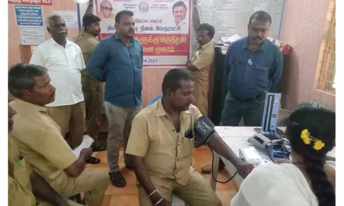 தூய்மை பணியாளர்களுக்கு சிறப்பு மருத்துவ முகாம்