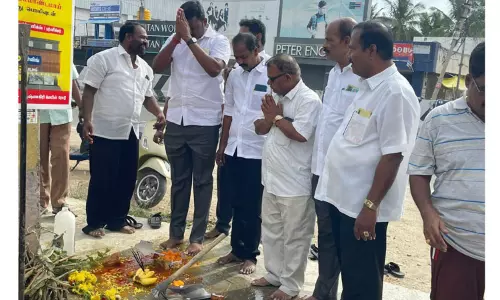 ரூ.3¾ லட்சத்தில் புதிய பேவர்பிளாக் சாலை