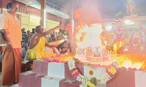 பிடாரி காளியம்மன் கோவிலில் அமாவாசையை முன்னிட்டு மிளகாய் யாகம்