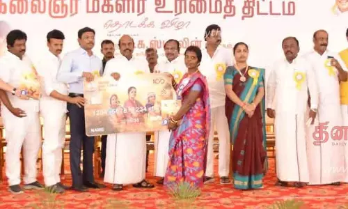 திராவிட மாடல் ஆட்சி, பெண்களின் ஆட்சியாக நடைபெறுகிறது-அமைச்சர் எ.வ.வேலு பேச்சு