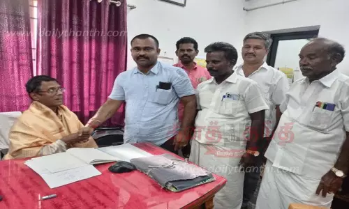 சுரண்டை நகராட்சி புதிய ஆணையாளர் பொறுப்பேற்பு