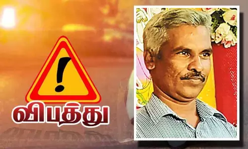மாமல்லபுரம் அருகே மோட்டார் சைக்கிள்-வேன் மோதல்; சிற்ப கலைஞர் சாவு