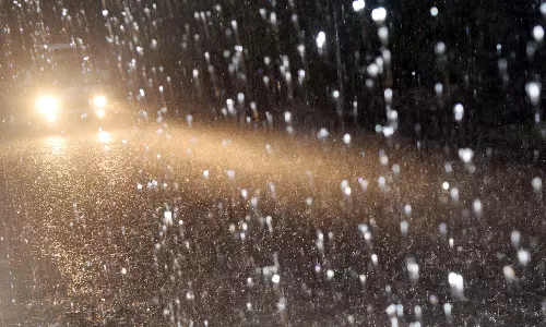 புதுக்கோட்டையில் பலத்த மழை புதுக்கோட்டையில் பலத்த மழை