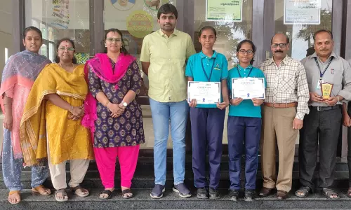 மாநில அறிவியல் கண்காட்சி போட்டி: ஸ்ரீ சங்கரா வித்யாலயா பள்ளி மாணவிகளுக்கு பாராட்டு