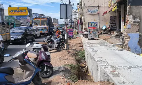 ஆமை வேகத்தில் நடக்கும் நெடுஞ்சாலைத்துறை விரிவாக்க பணி