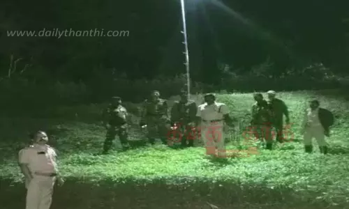 கேமராக்கள் பொருத்தி வனத்துறையினர் கண்காணிப்பு கேமராக்கள் பொருத்தி வனத்துறையினர் கண்காணிப்பு