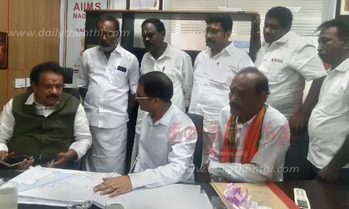 மதுரை எய்ம்ஸ் மருத்துவமனைக்கான கட்டுமான பணி ஜனவரி மாதத்தில் தொடங்கும்-மத்திய மந்திரி தகவல்