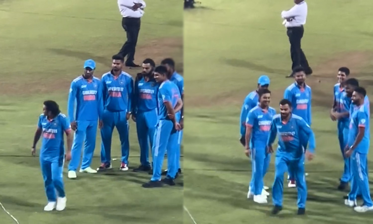 விராட் கோலி போல நடந்து காட்டிய இஷான் கிஷன் - வைரலாகும் வீடியோ...!