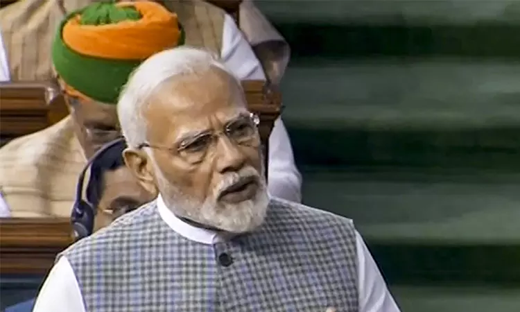 4 எம்.பி.க்களை கொண்ட கட்சி ஆட்சியில் இருந்தது - பிரதமர் மோடி 4 எம்.பி.க்களை கொண்ட கட்சி ஆட்சியில் இருந்தது - பிரதமர் மோடி