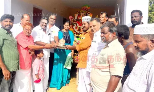 விநாயகருக்கு சீர் கொண்டு வந்த முஸ்லிம்கள்