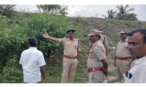 விநாயகர் சிலைகள் கரைக்கப்படும் இடத்தை போலீஸ் சூப்பிரண்டு ஆய்வு