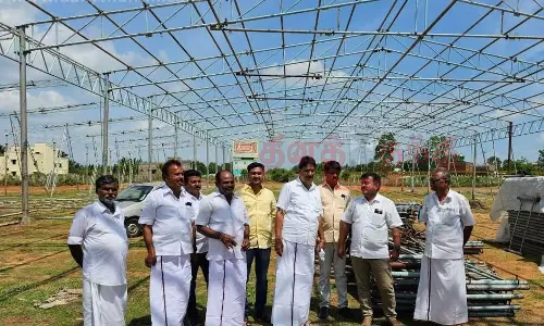 கிருஷ்ணகிரியில் தி.மு.க. சார்பில் விழா:அமைச்சர் உதயநிதி ஸ்டாலின் 25-ந்தேதி வருகைமுன்னேற்பாடு பணிகளை, மதியழகன் எம்.எல்.ஏ. ஆய்வு