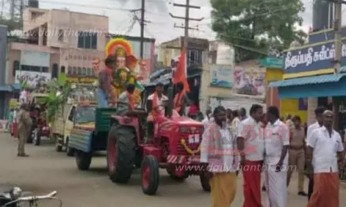 விநாயகர் சிலை ஊர்வலம்