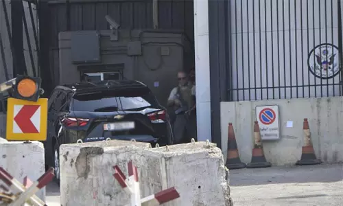 லெபனானில் உள்ள அமெரிக்க தூதரக அலுவலகத்தில் துப்பாக்கிச்சூடு