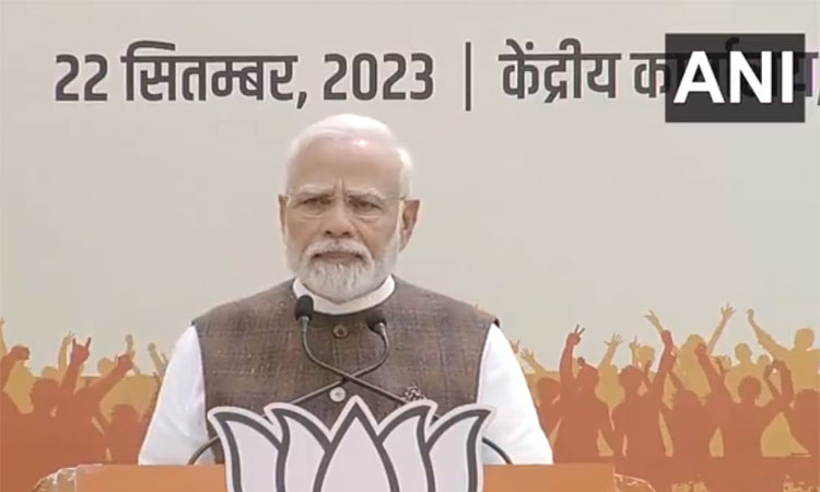 மகளிர் இடஒதுக்கீட்டால் அரசியலில் பெண்களின் பங்களிப்பு அதிகரிக்கும் - பிரதமர் மோடி