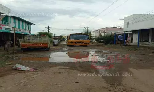 புஞ்சைபுளியம்பட்டி ஆதிபராசக்தி கோவில் சாலையை சீரமைக்க வேண்டும்  பொதுமக்கள் கோரிக்கை