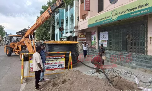 ரூ.2½ கோடியில் புதைவழி மின்தடம் அமைக்கும் பணிகள் தீவிரம்