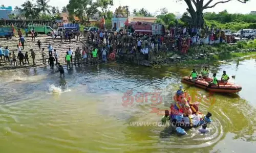 விநாயகர் சிலைகள் கரைப்பு