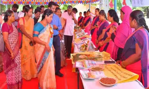 சிறுதானியங்கள் விழிப்புணர்வு கண்காட்சி