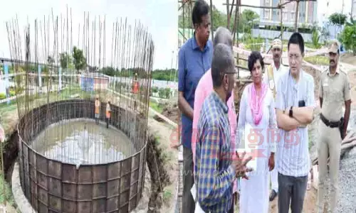 வளர்ச்சி பணிகளை கண்காணிப்பு அலுவலர் ஆய்வு