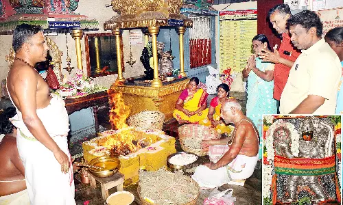 சஞ்சீவி ஆஞ்சநேயர் கோவிலில் சுதர்சன ஹோமம் சஞ்சீவி ஆஞ்சநேயர் கோவிலில் சுதர்சன ஹோமம்