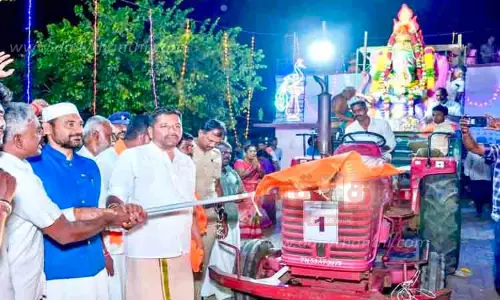 கொட்டாம்பட்டி அருகே விநாயகர் சிலைகள் ஊர்வலம்