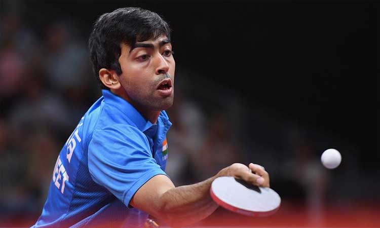 ஆசிய விளையாட்டு-  ஆடவர் டேபிள் டென்னிஸ் போட்டி- தஜிகிஸ்தானை வீழ்த்தியது இந்தியா