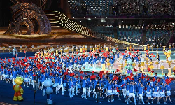 வீரர்கள், வீராங்கனைகள் அணிவகுப்பு வீரர்கள், வீராங்கனைகள் அணிவகுப்பு