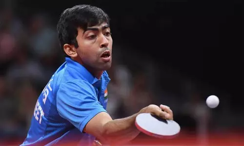 ஆசிய விளையாட்டு- ஆடவர் டேபிள் டென்னிஸ் போட்டி- தஜிகிஸ்தானை வீழ்த்தியது இந்தியா ஆசிய விளையாட்டு- ஆடவர் டேபிள் டென்னிஸ் போட்டி- தஜிகிஸ்தானை வீழ்த்தியது இந்தியா