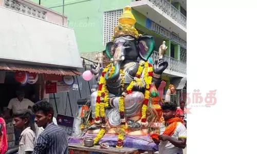 விநாயகர் சிலைகள் ஊர்வலம்