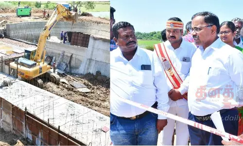 ரூ.463 ¼  கோடியில் கதவணை கட்டும் பணி