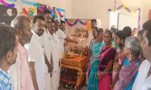 கொமாரபாளையம் ஊராட்சியில் புதுப்பிக்கப்பட்ட அங்கன்வாடி மையம் திறப்பு