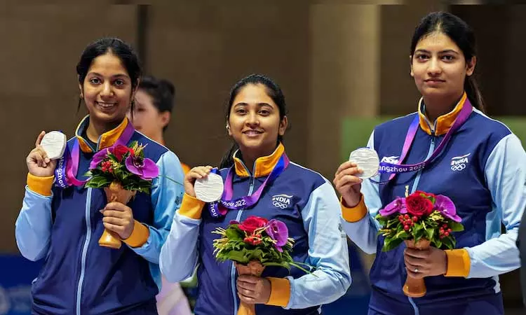 ஆசிய விளையாட்டு போட்டி: இந்தியாவுக்கு இதுவரை 4 பதக்கங்கள் ஆசிய விளையாட்டு போட்டி: இந்தியாவுக்கு இதுவரை 4 பதக்கங்கள்