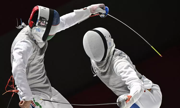 வாள் வீச்சு  வாள் வீச்சு விளையாட்டில் ஆண்கள்... ... ஆசிய விளையாட்டு; பதக்க பட்டியலில் 7ம் இடத்தில் இந்தியா...!