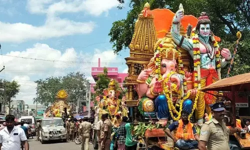 விநாயகர் சிலைகள் ஊர்வலம்