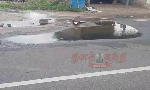 குழாய் உடைந்து வீணாகும் குடிநீர்