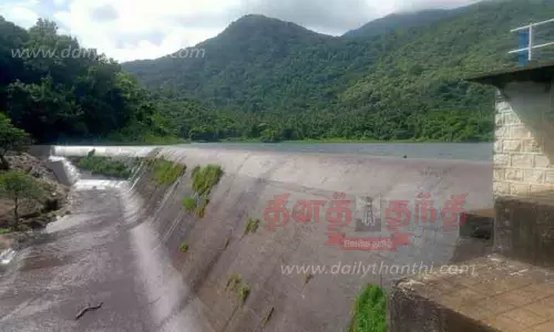 செங்கோட்டை குண்டாறு அணை நிரம்பியது; விவசாயிகள் மகிழ்ச்சி