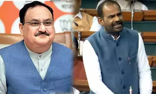 பகுஜன் சமாஜ் எம்.பி.யை அநாகரிகமாக பேசிய பா.ஜ.க எம்.பி., ஜே.பி.நட்டாவுடன் சந்திப்பு பகுஜன் சமாஜ் எம்.பி.யை அநாகரிகமாக பேசிய பா.ஜ.க எம்.பி., ஜே.பி.நட்டாவுடன் சந்திப்பு