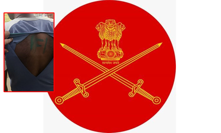 கேரளா:  ராணுவ வீரரை தாக்கி, முதுகு பகுதியில் பி.எப்.ஐ. என எழுதி சென்ற மர்ம நபர்கள்