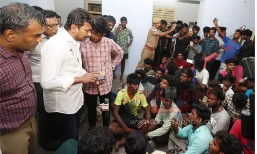 சேலம் மரவனேரி ஆதிதிராவிடர் நல விடுதியில்அமைச்சர் உதயநிதி ஸ்டாலின் திடீர் ஆய்வுமாணவர்களிடம் குறைகள் கேட்டறிந்தார்